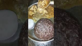 ರಾಗಿ ಮುದ್ದೆ ಜೊತೆ ಮೊಟ್ಟೆ ಸಾಂಬಾರ್ 👌😋🤤#ytshots #video #trending #villagefood