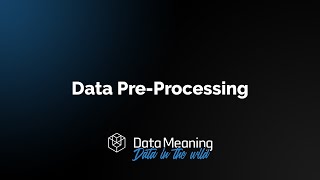 Data Pre-Processing Best Practices and Applications