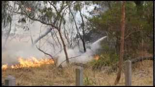 Scrub fire Dingley Village Feb 2013