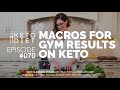 Macros for Gym Results on Keto | The Keto Diet Podcast Ep 070 with Danny Vega and Brian Williamson