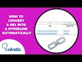 How to CONVERT a URL INTO a HYPERLINK AUTOMATICALLY ✅
