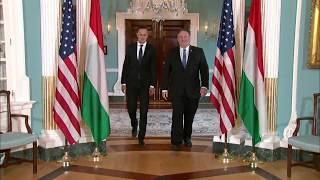 Secretary Pompeo Meets with Hungarian Foreign Minister Szijjarto