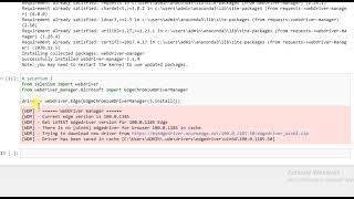 WebDriverException: Message: 'chromedriver' executable needs to be in PATH. | 'edgedriver' |