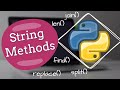Python tutorial | String methods | find( ), split( ), join( ), replace( ), len( ) | Part 10