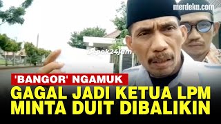 Viral di Depok, Pria 'Bangor' Ngamuk Gagal Jadi Ketua LPM Minta Duitnya Balik