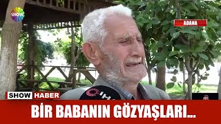 Bir babanın gözyaşları...