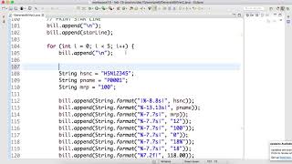 Part-3 How to generate bill using #string basics in #Java.