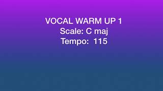 3 Minute Vocal Warm Up With C Major Tanpura And Piano