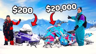 $200 vs $20,000 SNOWMOBILING