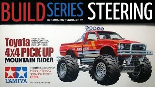 タミヤ トヨタ 4X4 ピックアップ マウンテン ライダー - ビルドシリーズ - ステアリング取り付け!ステップ9