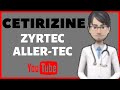 💊What is CETIRIZINE?. Dosage, uses, warnings,  side effects of hydrochloride tablets (ZYRTEC)💊