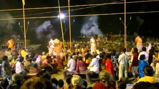 Whole Ganga Aarti at Dasaswamedh Ghats, Varanasi in HD