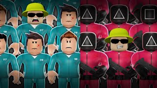 Atam Dan Atom Ikutan Squid Game Dan Atam Malah Jadi Penjaga || ROBLOX