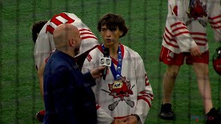 2024 RMLL Jr A Lacrosse Finals: Post Game Interview - Noah Everson