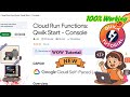 Cloud Run Functions: Qwik Start - Console |November Edition | #GSP081 #quran