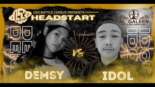 053 Battle League - Demsy vs Idol