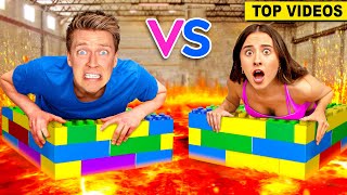 Best Boys Vs Girls Challenges of 2022! Last Boy or Girl to Survive Wins $10,000 | Collins Key
