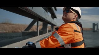 Scherpe ogen bij inspectie Afsluitdijk