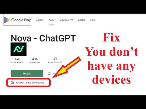 Cómo solucionar el error No tienes ningún dispositivo en Google Play Store en PC portátil ¡Resuelve el problema!