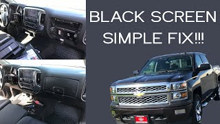 How to fix a +2014 Chevy/GMC Intellilink Black Screen!