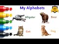 ABCD Learning with Animals video - A Fun and Interactive Guide for Preschoolers! 360 Video