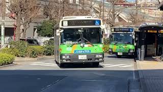 都営バス　渋谷　S644号車学03日赤医療センター到着