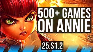 ANNIE vs EKKO (MID) | Rank 8 Annie, 10/3/6, 500+ games, Dominating | KR Grandmaster | 25.S1.2