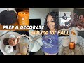 Fall Decorate With Me | shop with me for cozy fall decor | fall room makeover