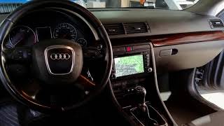 Audi A4 B6 1 Din to 2 Din console replace \u0026 android navigation installation