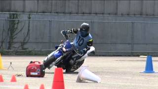 2013 8 18 MSGC Moto Gymkhana Take 1 選手 DRZ400SM \u0026 ピタGP