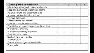 WCS Standards Based Report Cards