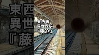 東京メトロ東西線の異世界駅『藤迫』 #Shorts #タイムリープ #異世界駅 #実話 #パラレルワールド #都市伝説 #bttp