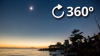 360º Total Solar Eclipse Experience 4K - Indonesia 2016