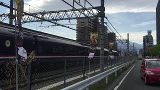 485系「華」甲府駅発車