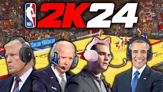 US Presidents Play NBA 2K24