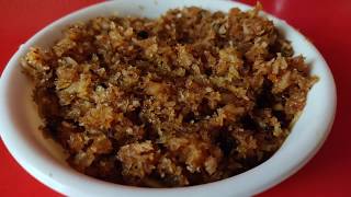 #56 How to Prepare Coconut Jaggery Stuffing for Recipes || Simple \u0026 Easy Recipe (2018)