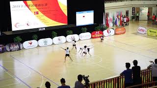 2018 FISAC IRSF World Rope Skipping Championships Female Team DD Pairs Freestyle Germany 4