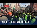 UK protests: Violent disorder breaks out across the country