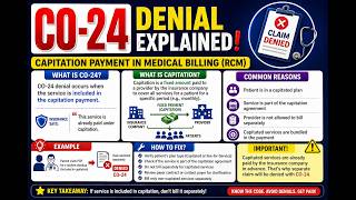 CO-24 Denial Explained | Capitation Payment in Medical Billing (RCM)