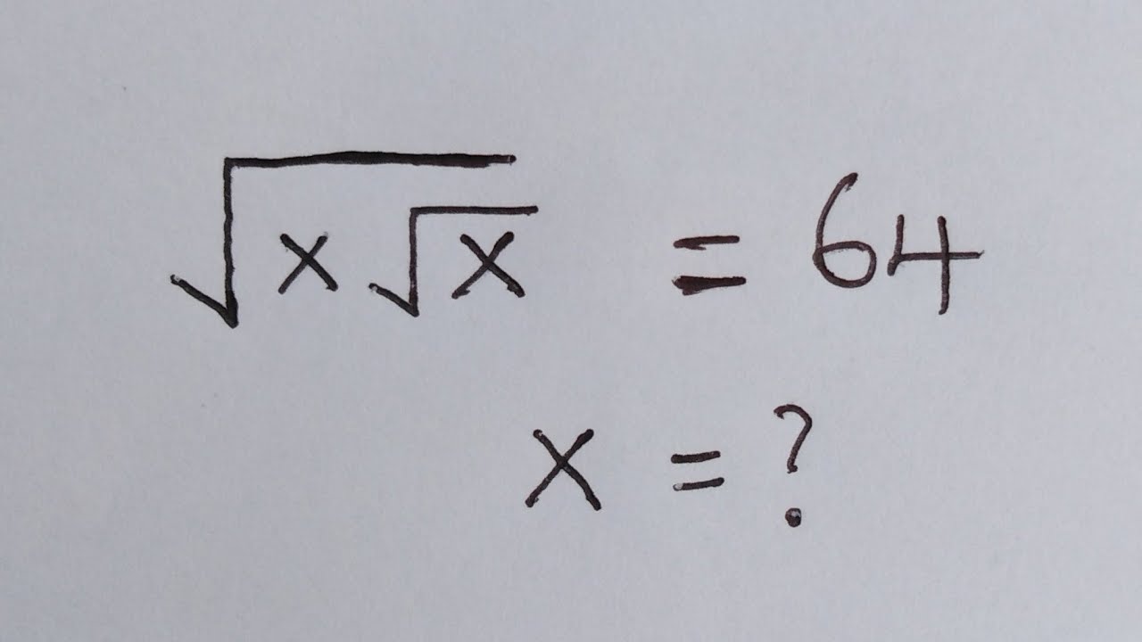 Tricky Olympiad Math Can You Solve Youtube