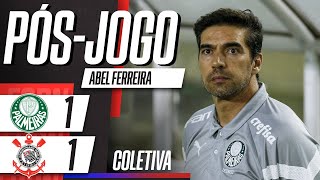 ABEL FERREIRA FALA AO VIVO! | Pós-jogo de Palmeiras 1x1 Corinthians