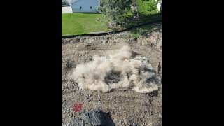 Blasting in more utilities for a large apartment complex