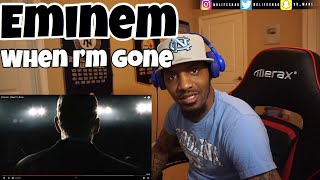 FIRST TIME REACTING TO (Eminem - When I'm Gone )