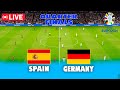 🔴LIVE : SPAIN vs GERMANY I QUARTER-FINAL UEFA EURO 2024 - MATCH LIVE TODAY | REALISTIC PES GAMEPLAY