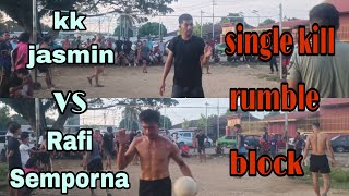 set 2 SINGLE KILL RUMBLE BLOCK JASMIN KK VS RAFI SEMPORNA VOLLEYBALL COURT KG ESBOK MATCH 2024 HD 🔥🔥