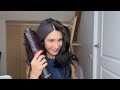 escovando o cabelo com escova revlon one step blow dry multi styler 3 em 1 por @jessicatthings_