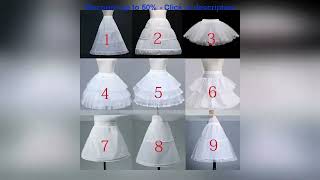 Many Styles Flower Girls Petticoat Underskirt Cosplay Party Short Dress Jupon Fille Lolita