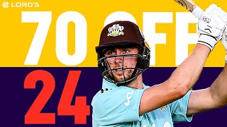 💪 FOURS and SIXES | 🔥 Will Jacks Smashes 70 Runs off 24 Balls | Middlesex v Surrey 2021 | Lord's