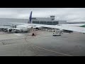 united airlines boeing 777 300er pushback taxi and takeoff from san francisco sfo