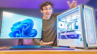 Building The ULTIMATE All-White Gaming PC! | Ryzen 7800x3D, RTX 4070 Ti | AD